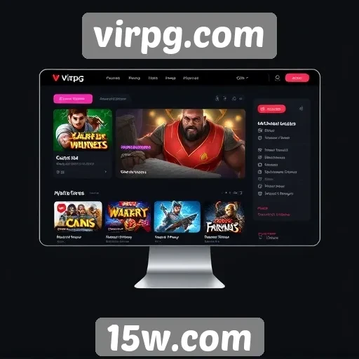 Evolução da interface do usuário no virpg.com